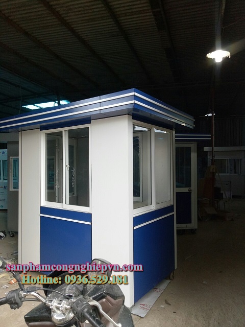 cabin bảo vệ nhôm kính giá rẻ 