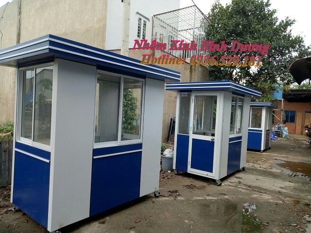 cabin bảo vệ nhôm kính bình dương 