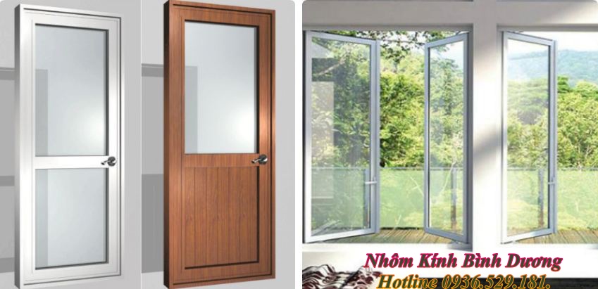 cửa nhôm kính giá rẻ bình dương 