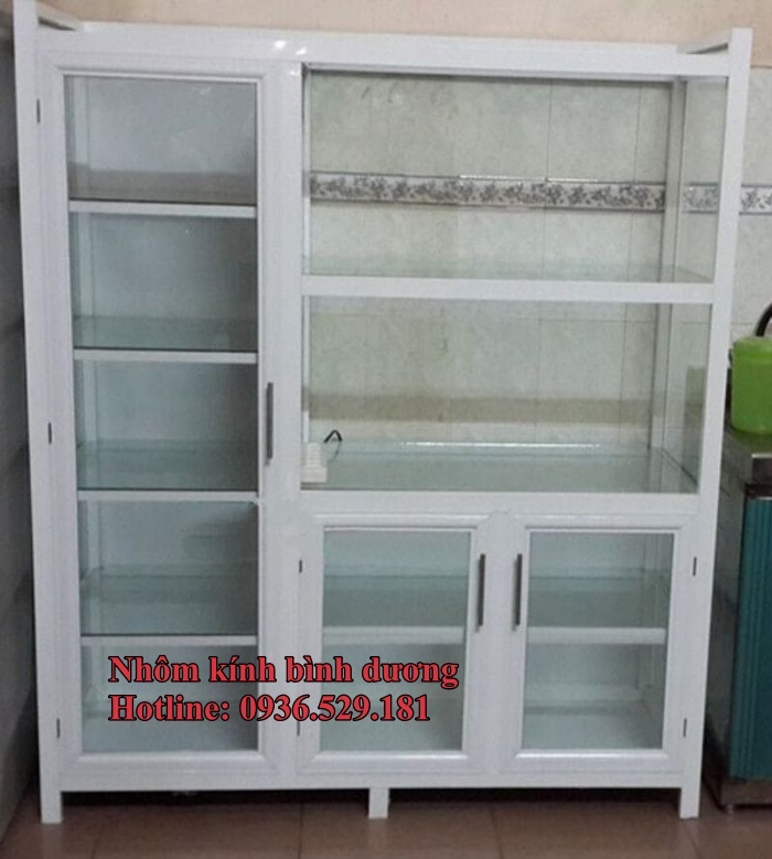 mẫu tủ nhôm kính đẹp bình dương 