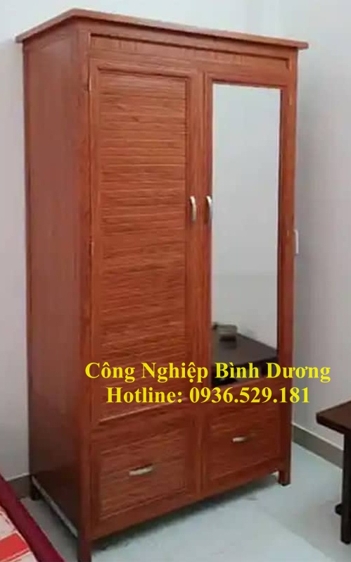 tủ quần áo nhôm kinh 1m2 