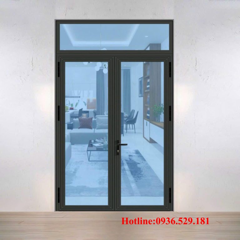 cửa đi nhôm xingfa 2 cánh