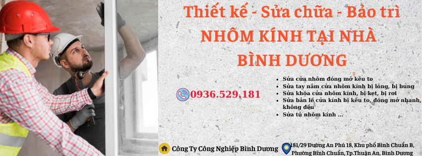 thợ sửa nhôm kính tại nhà bình dương 