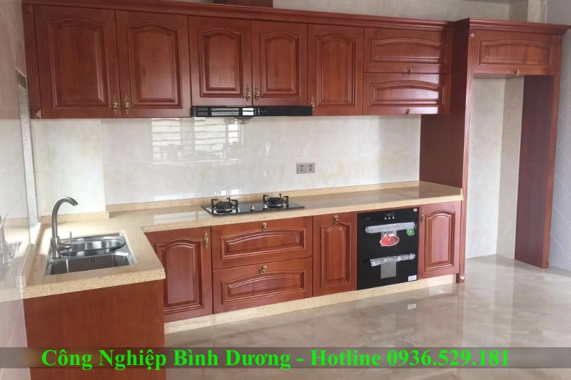 tủ bếp nhôm omega
