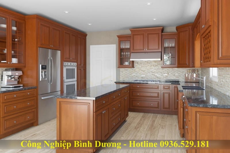 tủ bếp nhôm omega