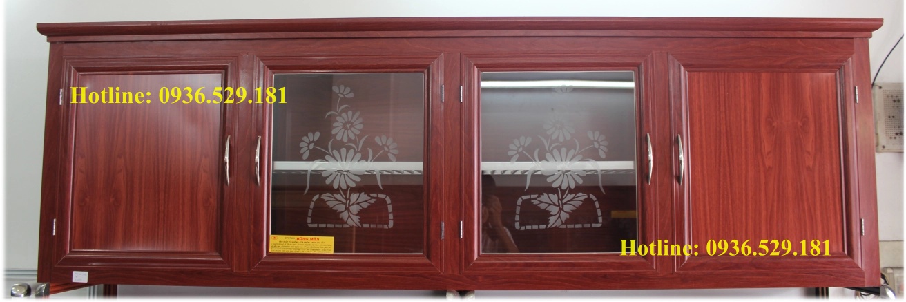 tủ chén nhôm treo tường